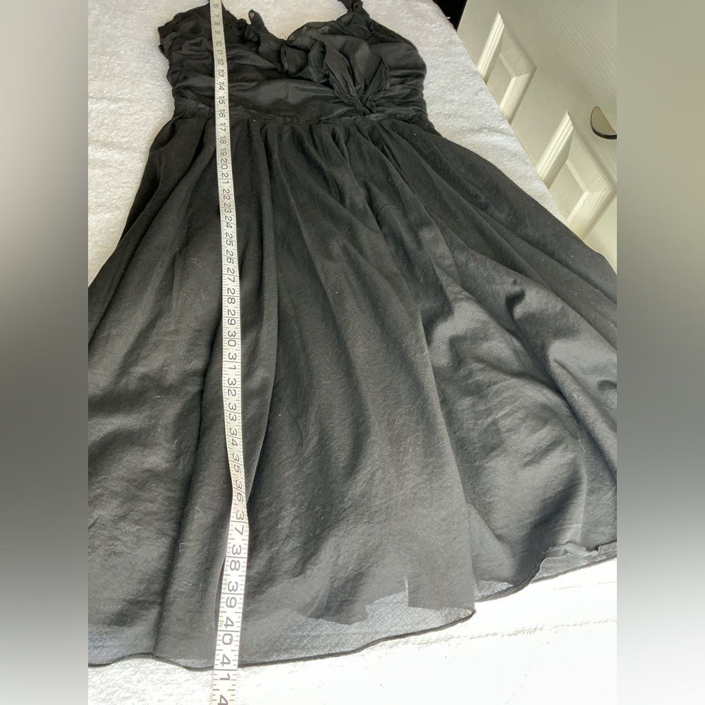 Whish Black Ruffled Midi Dress - Picture 14 of 16
